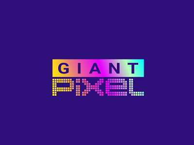 Giant Pixel Logo Design branding colorful logo creative logo design graphic design icon identity illustration logo logodesign mark typography unique vector