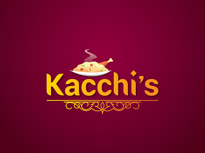 Logo Design for Kacchi's brand brandidentity branding design foodlogo graphic design identity logo logobranding logodesign logos logotype marca vector