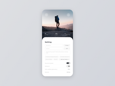 Daily UI #007 – Settings 007 challenge daily 100 challenge daily ui dailylogochallenge dailyui design desing setting settings ui ui