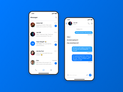 Daily UI #013 – Direct Messaging