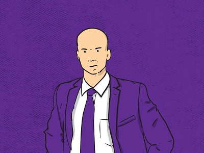 BALDMAN is watching design illustration illustration art sketches vector