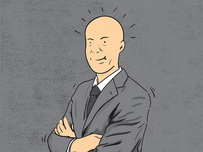 BALDMAN is here design illustration illustration art sketches vector