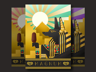 Poster Magnum Walls - Art Deco Style.