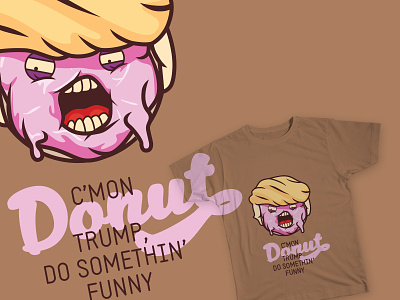 Donut Trump T-Shirt donald trump donut funny ironic sweet t-shirt tee shirt trump