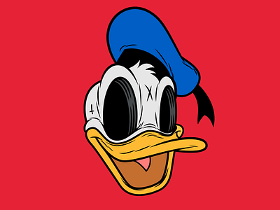 Donald Duck the Creep creep dead disney donald duck illustration vector