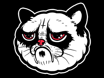 Grumpy Cat cat grumpy illustration