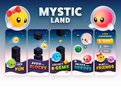 Mystic Land App Store Screenshots android apple game ios iphone x mobile play store