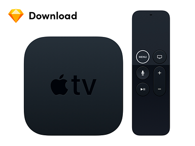 Apple TV Mockup Free Sketch Vector Download apple tv mockup mockup download sketch vector