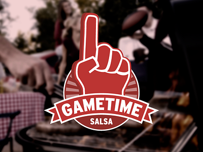 GameTime Salsa Logo food identity logo salsa sports