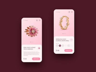 Pandora Garden — Jewelry | Mobile concept