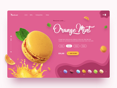 Macaroons Concept by Olga Chernova on Dribbble