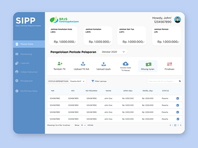 Government App Dashboard Redesign