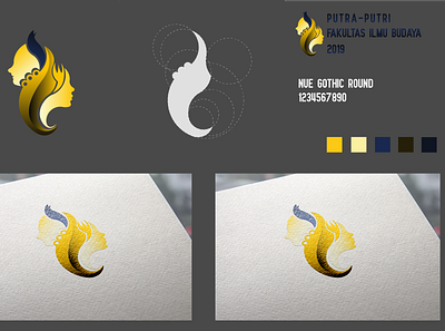 Logo Design Putra Putri Padjadjaran adobe illustrator logo design