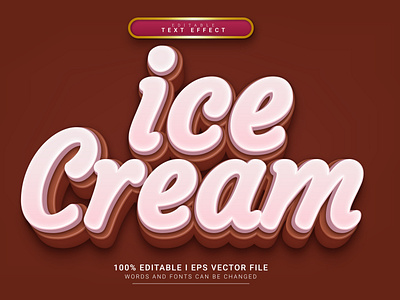 Ice Cream Text Effect