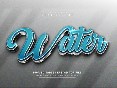 Water Text Effect