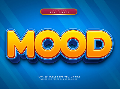 Mood Text Effect editable text effect
