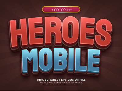 Heroes Text Effect