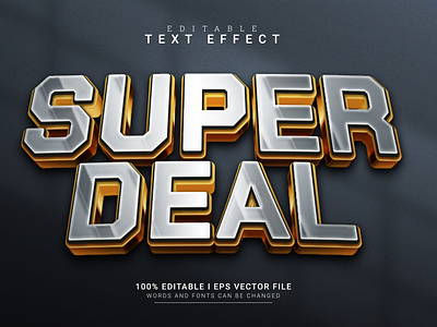 Super Deal Text Effect word art