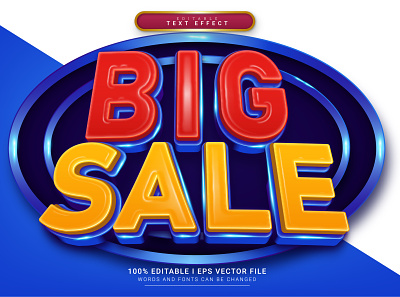 Big Sale Text Effect layers