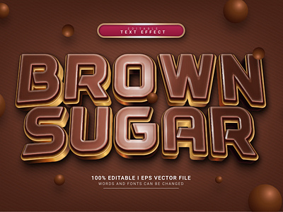 Brown Sugar Text Effect