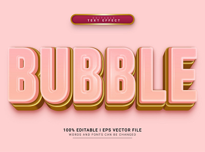 Bubble Text Effect layers