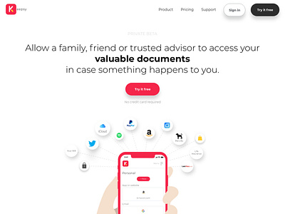 Keepsy.app (Homepage)