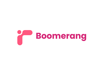 LOGO BOOMERANG app branding design flat illustration illustrator logo typography uiux vector web