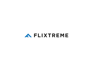 Flixtreme Logo app branding extreme sports logo mobile social