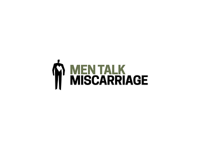 Men Talk Miscarriage brand branding design identity logo marque