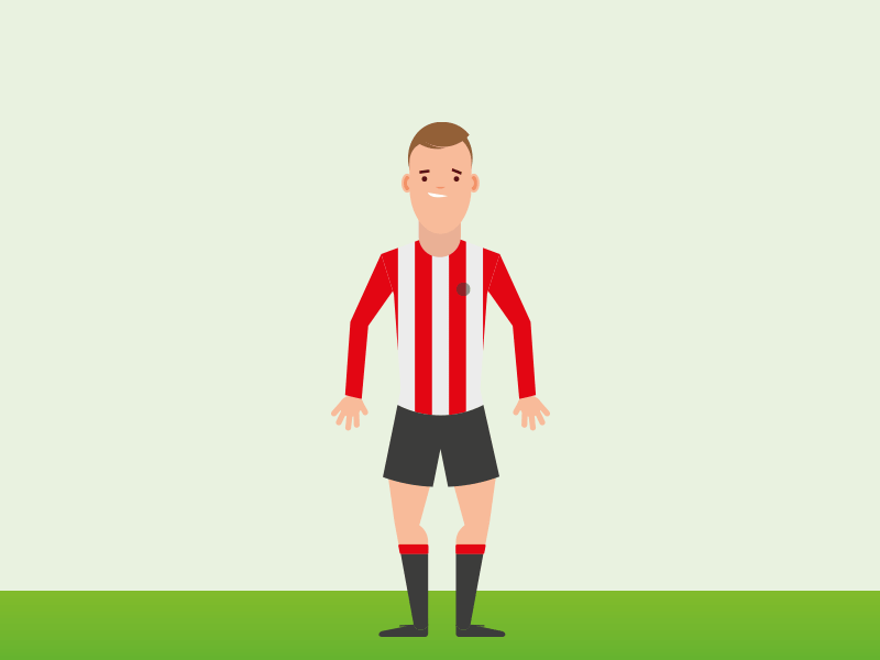 Jumping Footballer by Steve Ridgway on Dribbble