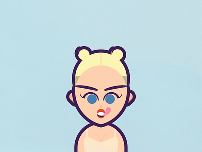 Cyrus the virus cyrus design illustration miley vector