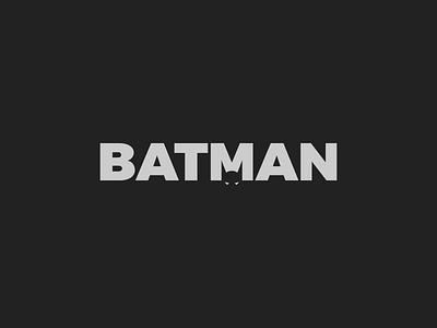 Batman batman brand branding identity illustration logo marque typography
