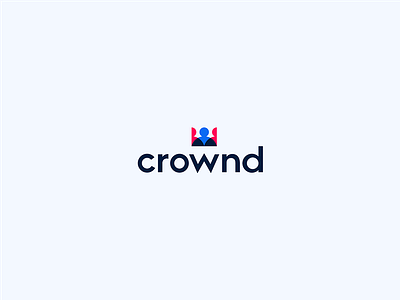 Crownd logo brand branding crown identity illustration king logo marque people queen royalty