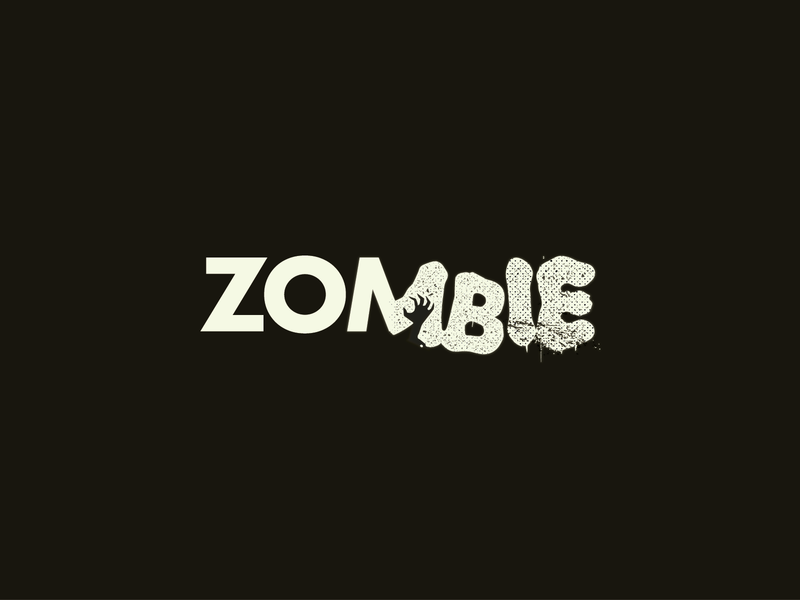 Zombie logo by Steve Ridgway on Dribbble