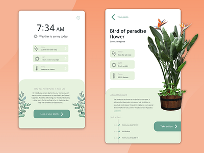 Growing your plants app design app app design app designer design plant plant app plant design planting plants sketch ui ux