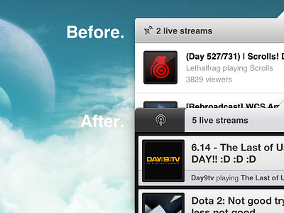 Shiver, Now with Design app esports mac menubar osx shiver statusbar twitch