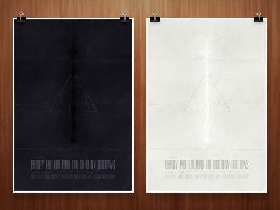 The Deathly Hallows deathly hallows empire harry potter poster