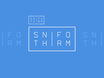 SNTH | FORM logo synthform wip