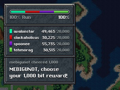 Chrono Trigger-themed Race Widget