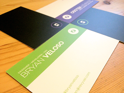 Revyver (Temporary Cards) business cards revyver