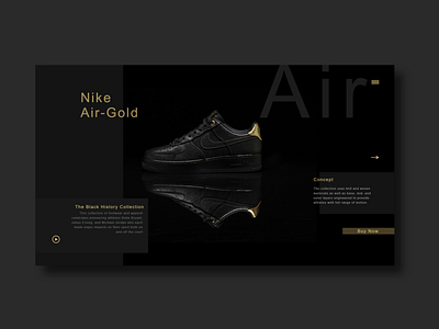 Nike Concept Page adobexd adobexduikit app branding concept concept art design font icon illustration iphone iphone app development minimal nike air nike running shoes typography ux website