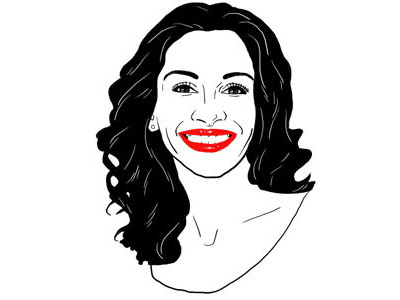 Julia Roberts Illustration celebrities illustration julia roberts