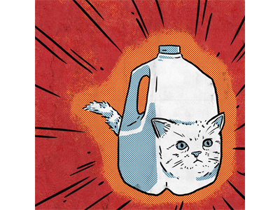 2% Kitty alex despain cat graphic design illustration