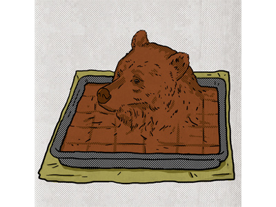 Brownie Bear alex despain animal bear graphic design illustration