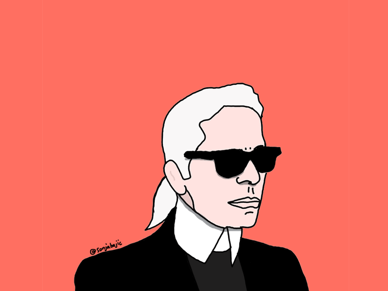 Magazine karl discount lagerfeld animated