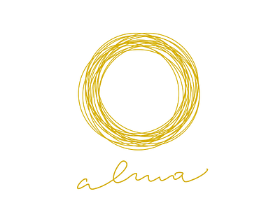 Alma Logo branding gold identity logo logo design simplicity therapy visual identity