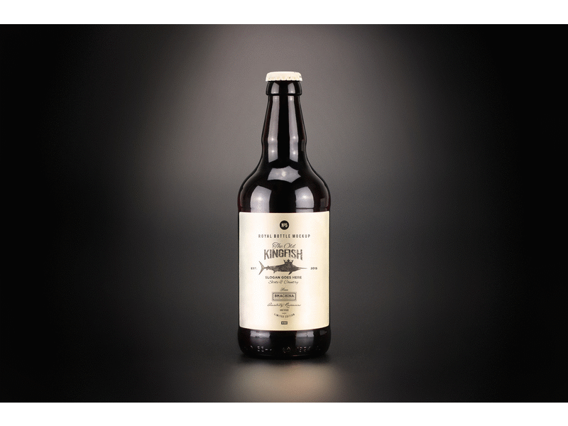 Eclipse Mockup - Bottle N1943 bottle distinctive drink eclipse elegant label mockups photo product realistic smartobject