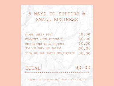 5 Ways To Support A Small Business For Free apparel apparelcompany appareldesign brand shop local shop small small biz small business small business loans smallbiz smallbusiness