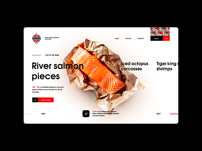 Danwer seafood site design