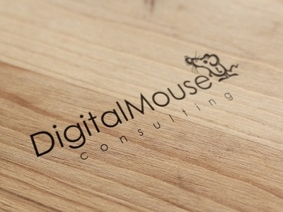 Digital Mouse design logo mouse
